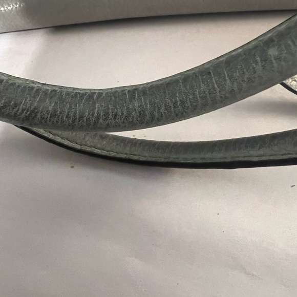 Michael Kors Gray Leather Satchel Bag - Picture 10 of 13